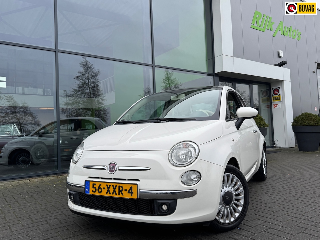 Fiat 500 - 0.9 TwinAir Lounge * Airco * Panoramadak * 15 Inch - AutoWereld.nl