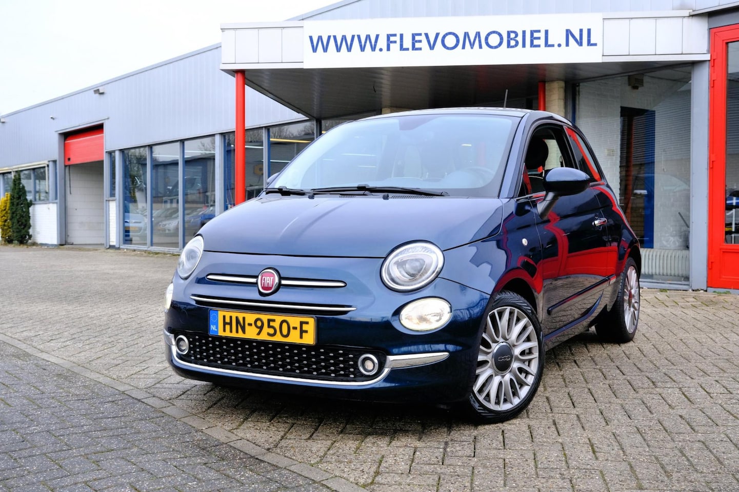 Fiat 500 - 0.9 TwinAir Turbo Lounge Pano|Navi|Half Leder|LMV|Clima - AutoWereld.nl