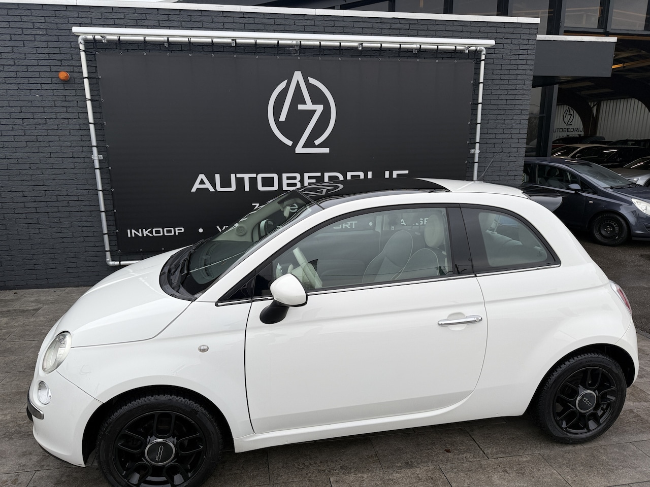 Fiat 500 - 1.2 Lounge glasdak !! - AutoWereld.nl