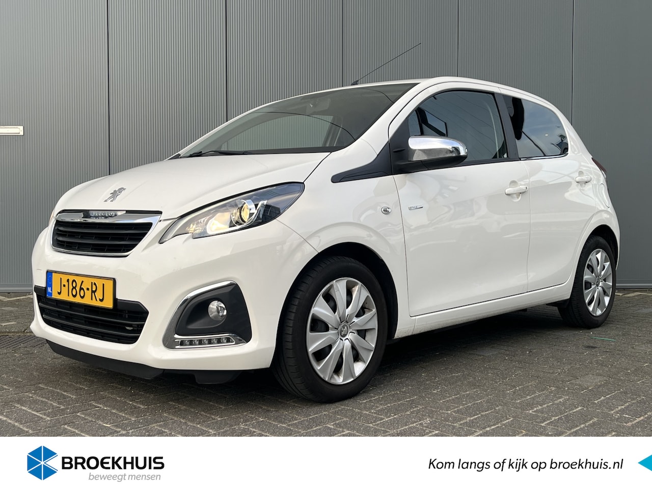 Peugeot 108 - 1.0 e-VTi 73pk 5-drs Style | Led | Airco | Chroom | Bluetooth | Getint Glas | Mistlampen | - AutoWereld.nl