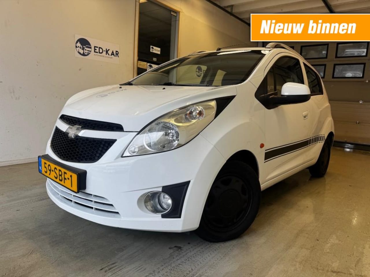 Chevrolet Spark - 1.0 16V LS Bi-Fuel SUPER ZUINIG AIRCO NAVI RIJDT GOIED NAP - AutoWereld.nl