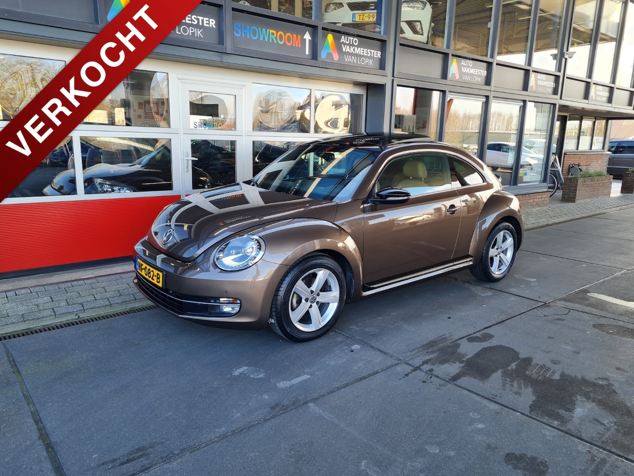 Volkswagen Beetle - 1.4 TSI 110KW DSG Sport Pano / open dak Leder 1e eign. All-in prijs + 12 mnd garantie - AutoWereld.nl