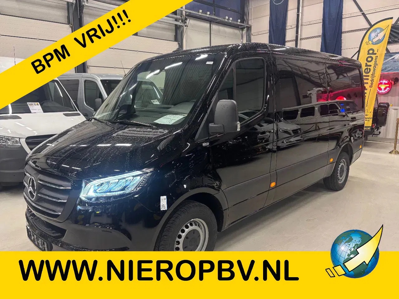 Mercedes-Benz Sprinter - 319CDI L2H1 Automaat Airco Cruisecontrol 3500KG Trekhaak NIEUW - AutoWereld.nl