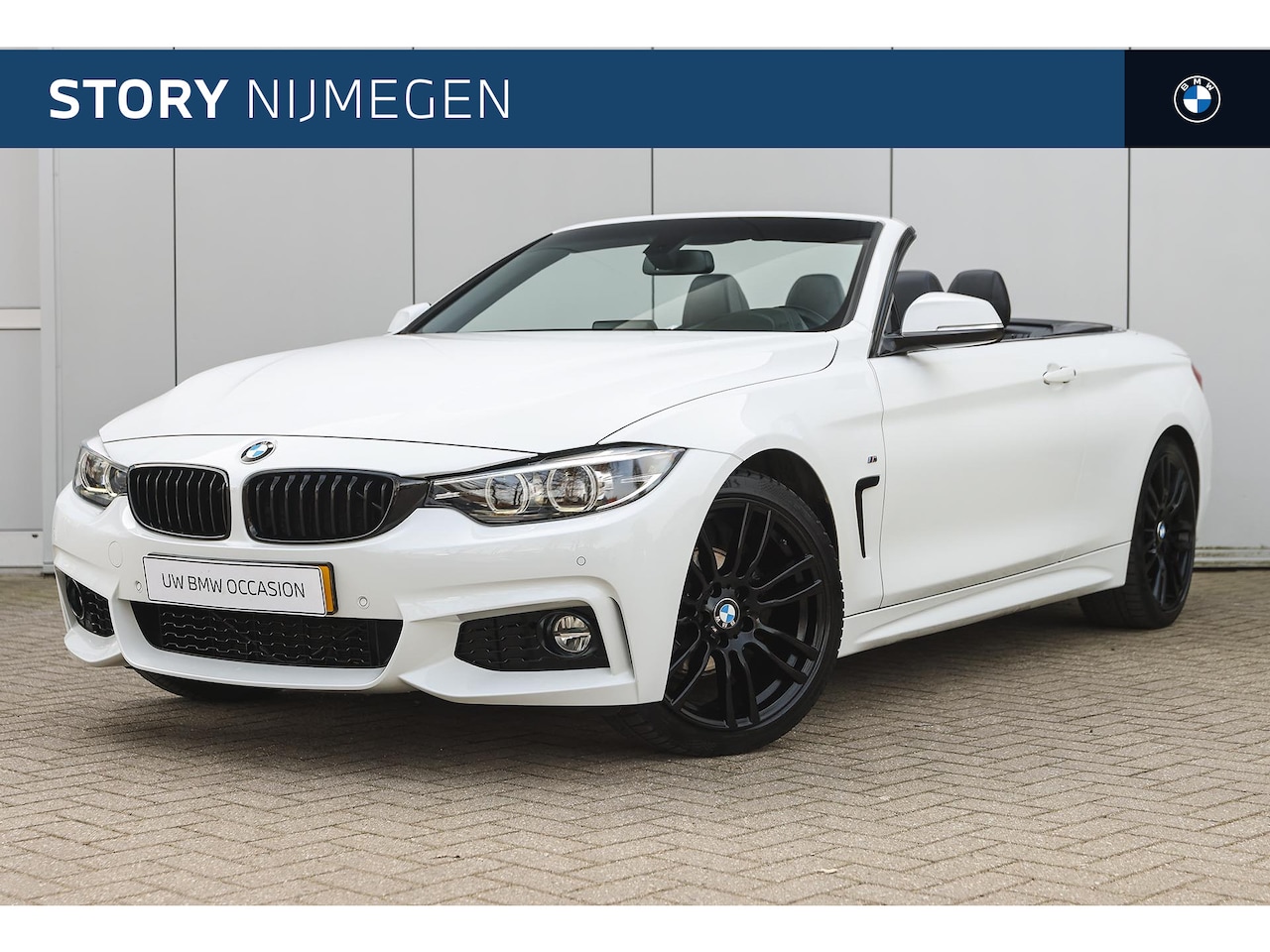 BMW 4-serie Cabrio - 420i M Sport Automaat / Sportstoelen / Comfort Access / LED / M Sportonderstel / Leder / S - AutoWereld.nl