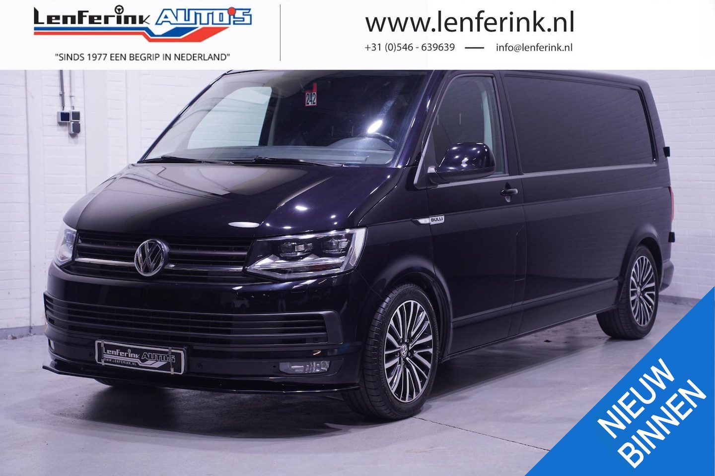 Volkswagen Transporter - 2.0 TDI 204 pk DSG Aut. L2H1 LED Koplampen Navi, 18" LMV, Trekhaak, PDC V+A, 2-Zits - AutoWereld.nl