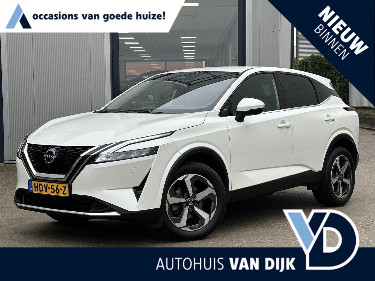 Nissan Qashqai - 1.3 MHEV Xtronic N-Connecta | Trekhaak/Stuur- Stoelverw./Navi/360° Camera/Apple Carplay - AutoWereld.nl