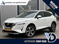 Nissan Qashqai - 1.3 MHEV Xtronic N-Connecta | Trekhaak/Stuur- Stoelverw./Navi/360° Camera/Apple Carplay