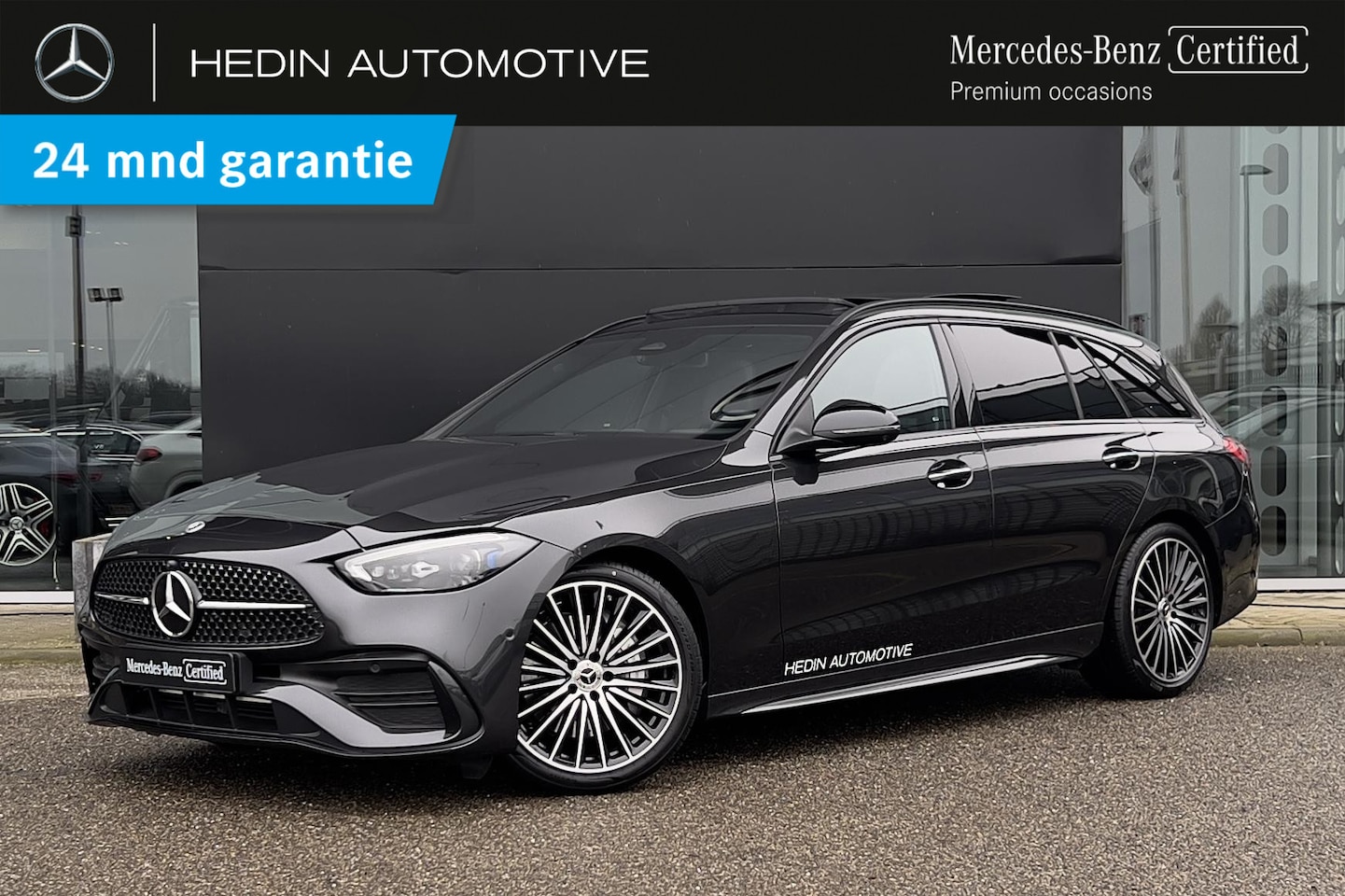 Mercedes-Benz C-klasse Estate - C 180 Automaat AMG Line | Premium Pakket | Nightpakket | Panoramadak | Distronic - AutoWereld.nl