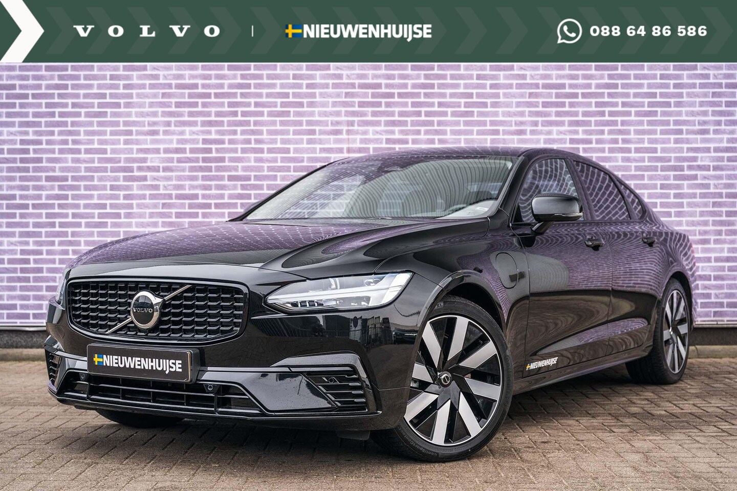 Volvo S90 - T8 Plug-in hybrid AWD Plus Dark Long Range | Harman Kardon audio | Stoelventilatie | Googl - AutoWereld.nl