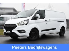 Ford Transit Custom - 300 2.0 TDCI L2H1 Black & White Edition Cruise, Carplay, 2 x Schuifdeur, Multimedia, 170PK