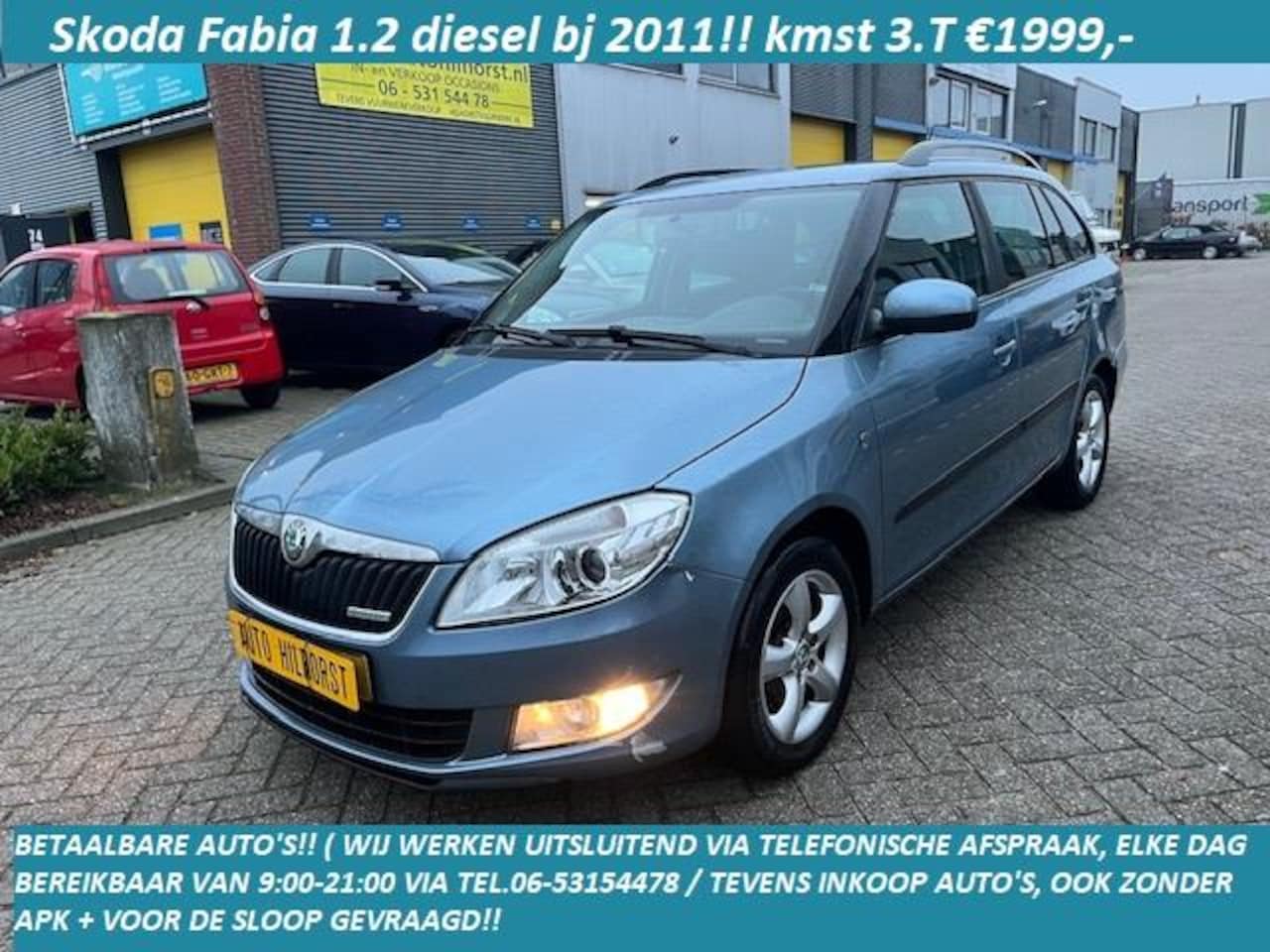 Skoda Fabia Combi - 1.2 TDI Greenline 1.2 TDI Greenline, recent nieuwe koppeling, enz , handel export, meeneemprijs - AutoWereld.nl