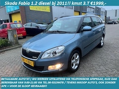 Skoda Fabia Combi - 1.2 TDI Greenline, recent nieuwe koppeling, enz , handel export, meeneemprijs