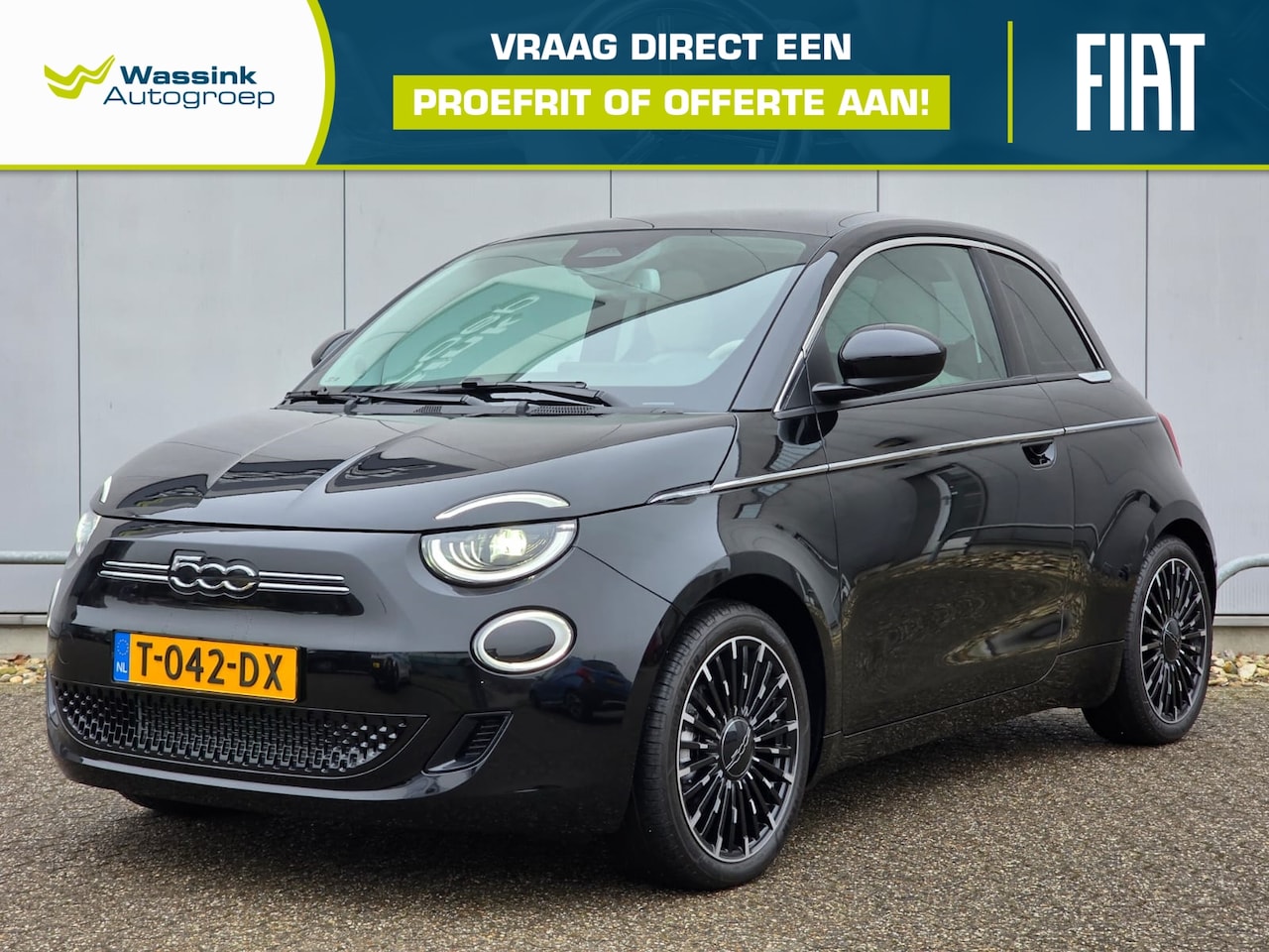 Fiat 500e - 42kWh La Prima 3+1 | Climate Control | Navigatie - AutoWereld.nl