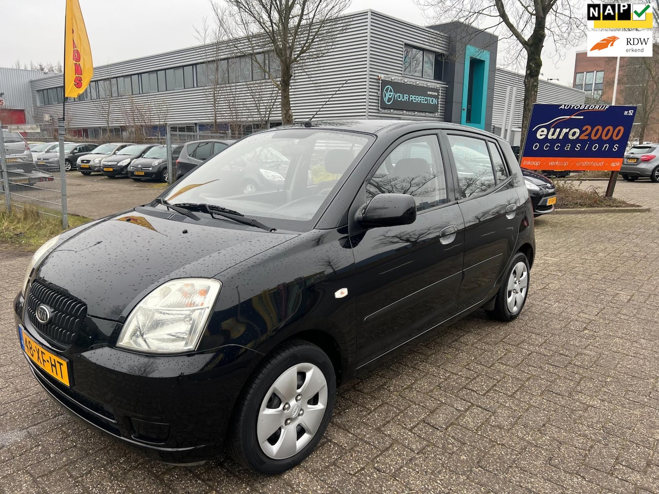 Kia Picanto - 1.0 Light - ZONDAG OPEN - ZWART - 5 DEURS ! - AutoWereld.nl