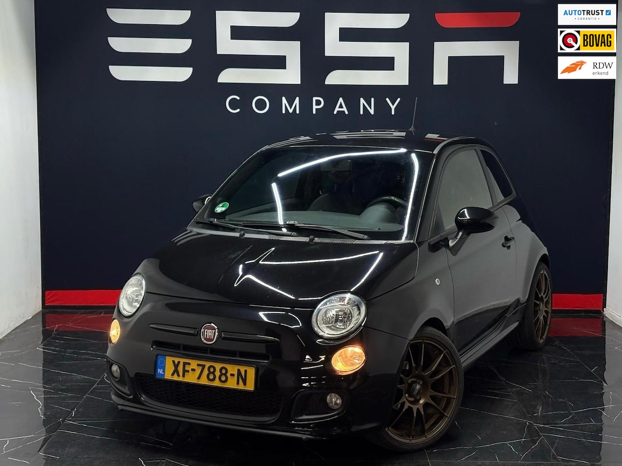 Fiat 500 - 500S 1.2 Lounge Unieke Uitvoering! 18" Parkeersensoren Leder - AutoWereld.nl