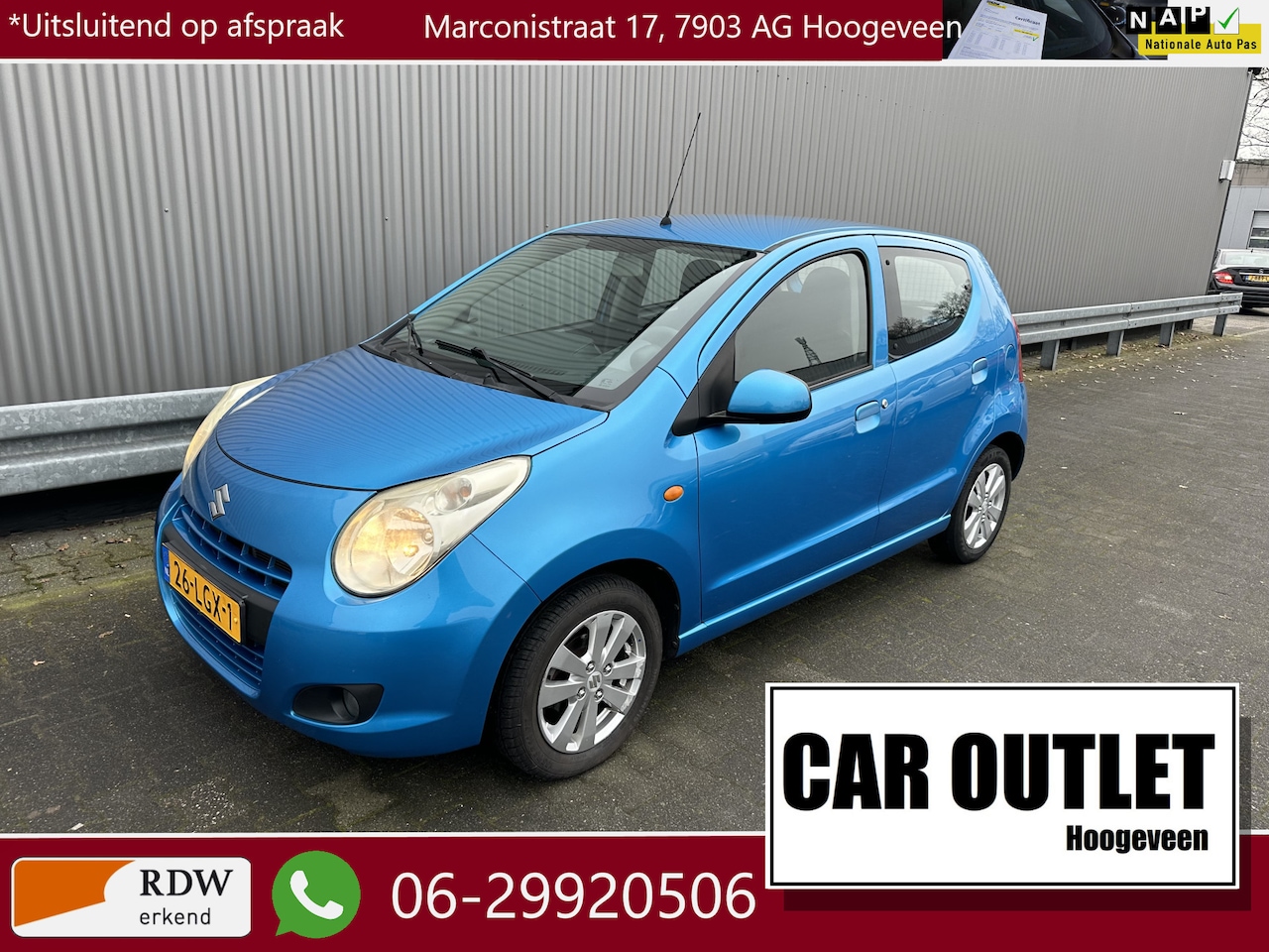 Suzuki Alto - 1.0 Exclusive Airco, zgan APK, LM --Inruil Mogelijk-- - AutoWereld.nl