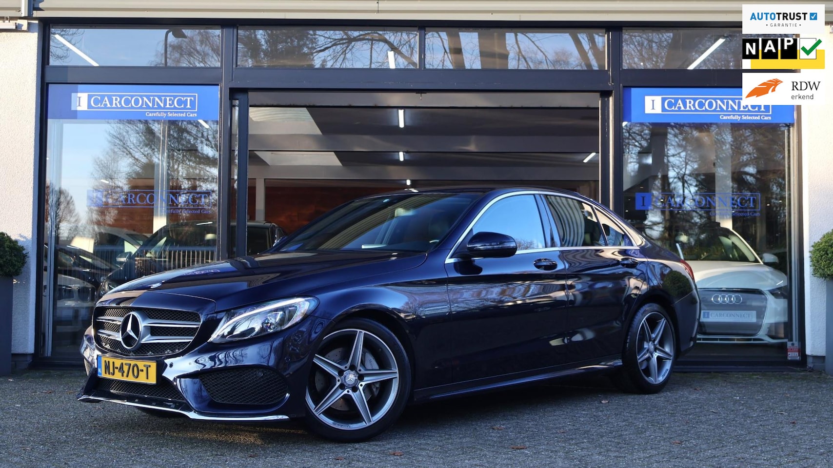 Mercedes-Benz C-klasse - 180 AMG Sport Edition|NAP|Leder|PDC|Nette auto - AutoWereld.nl