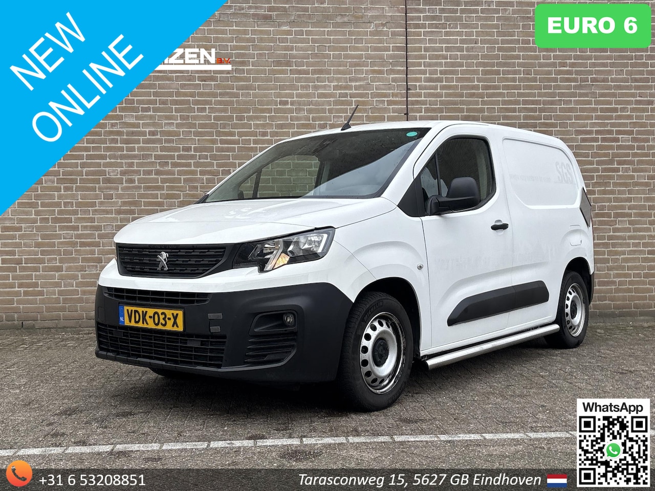 Peugeot Partner - 1.5 BlueHDI Premium | € 6.350,- NETTO! | Euro 6 | Airco | Cruise | Navi | Camera | - AutoWereld.nl