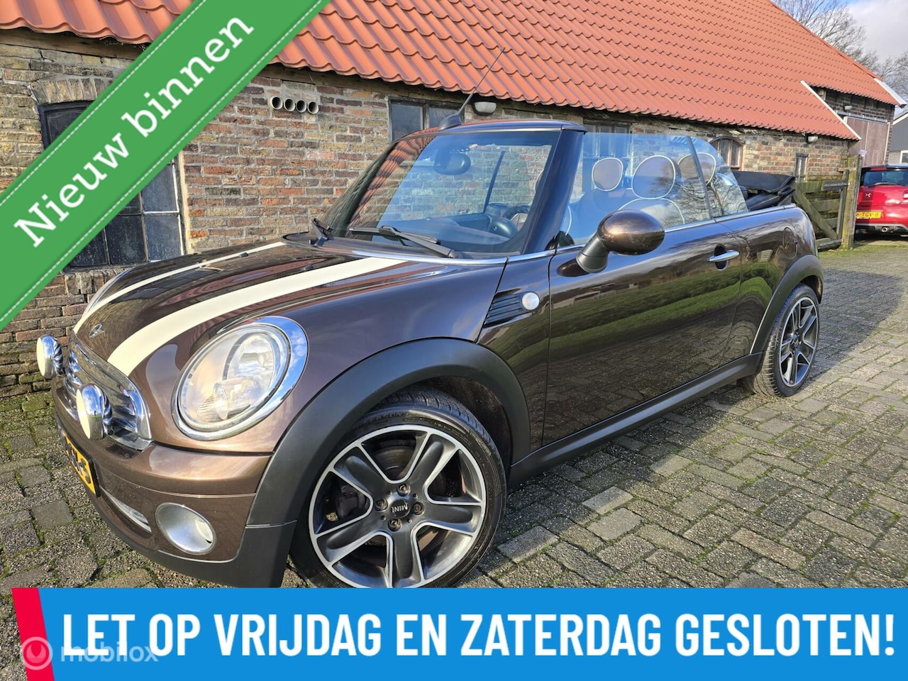 MINI Cabrio - 1.6 Cooper Chili zeer mooi! - AutoWereld.nl