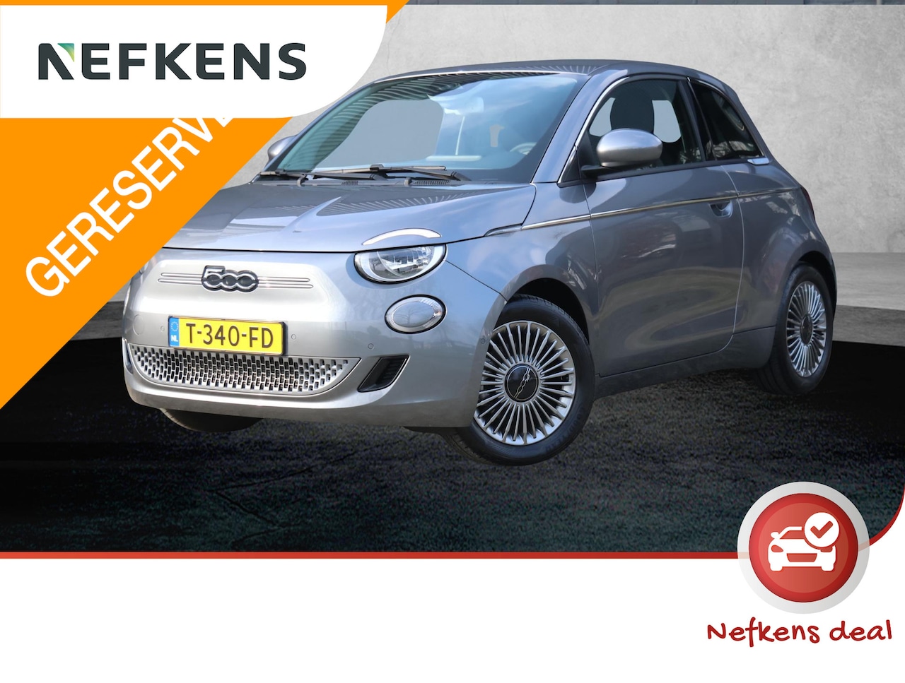 Fiat 500 - 42 kWh 118PK | Navigatie | Camera | Rondom Parkeersensoren | Stoelverwarming | Keyless Ent - AutoWereld.nl