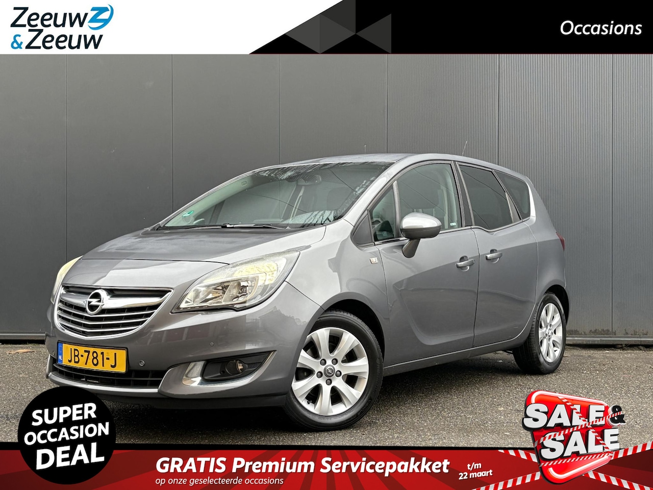 Opel Meriva - 1.4 Turbo Blitz Navi | Metallic lak | Bovag garantie | NAP - AutoWereld.nl