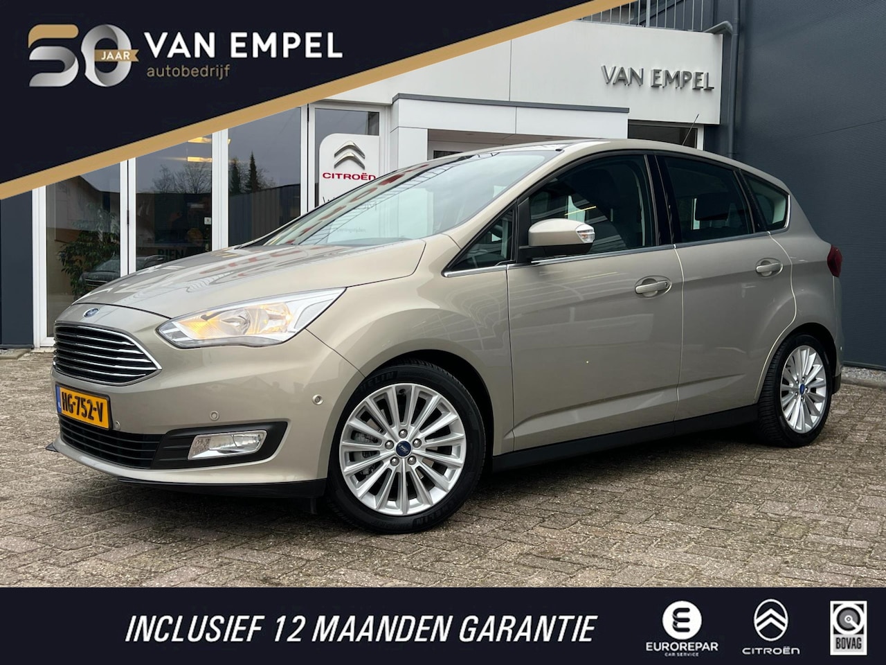 Ford C-Max - 1.5 Titanium Automaat | PDC voor en achter | Trekhaak | 4-seizoenenbanden | - AutoWereld.nl