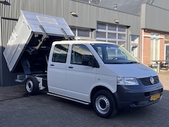 Volkswagen Transporter - 1.9 TDI 340 DC Kipper Trekhaak Dubbele cabine Kiper Open laabak Pick up p-up