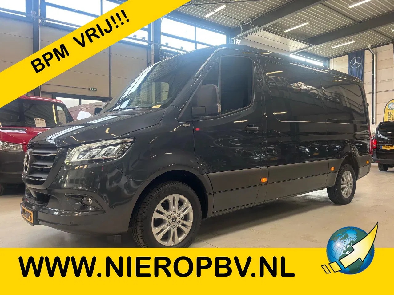 Mercedes-Benz Sprinter - 319CDI L2H1 Automaat Airco Navi Cruisecontrol 3500KG NIEUW BPM VRIJ - AutoWereld.nl