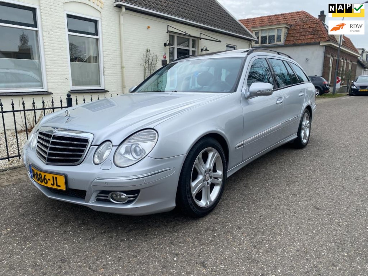 Mercedes-Benz E-klasse Estate - 200 Kompressor Avantgarde Aut5,Schuifdak,Stoelverwarming,Pts,Enz - AutoWereld.nl