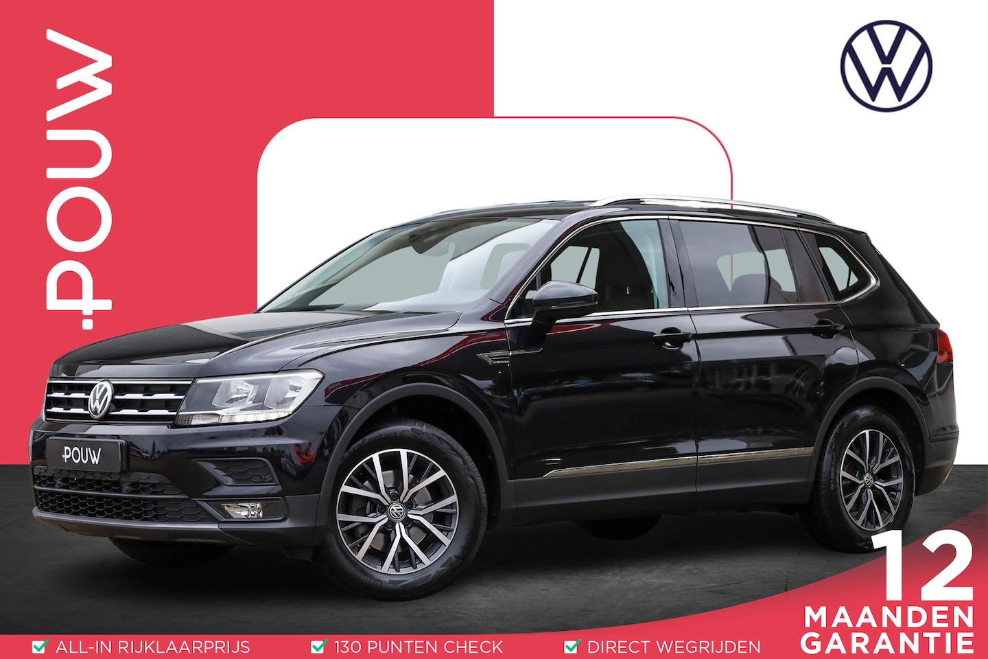 Volkswagen Tiguan Allspace - 1.5 TSI 150pk DSG Comfortline 7p. | Adaptive Cruise | PDC | DAB | Navigatie - AutoWereld.nl