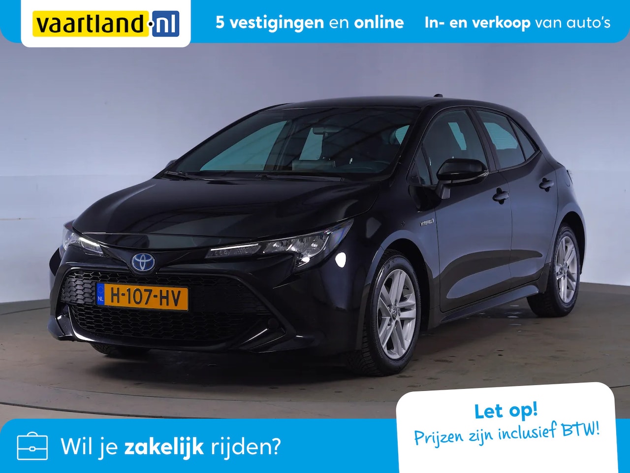 Toyota Corolla - 1.8 Hybrid Business [ Camera Multimedia audio Adaptive cruise ] - AutoWereld.nl