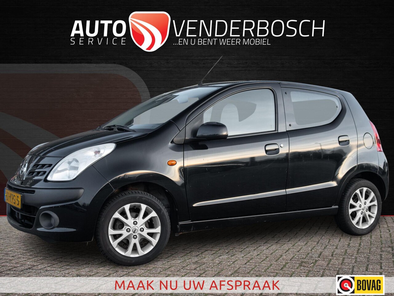 Nissan Pixo - 1.0 Acenta 68pk | Airco | 5 deurs | Lichtmetalen velgen - AutoWereld.nl