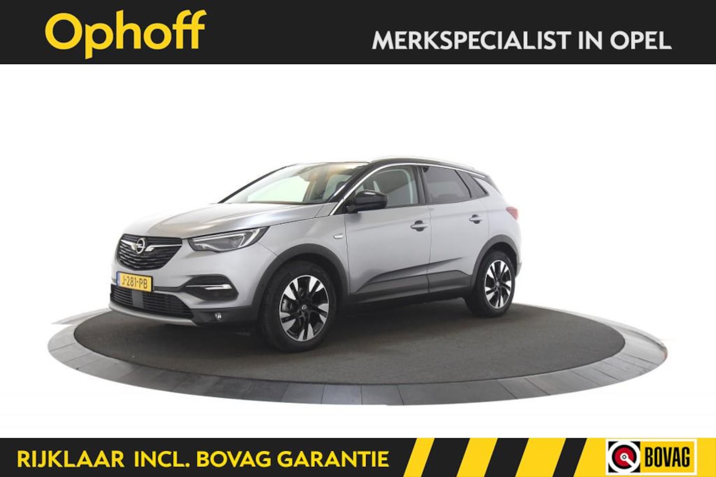 Opel Grandland X - 1.2 Turbo Ultimate Automaat / Camera / Leer / LED / Zwart dak - AutoWereld.nl