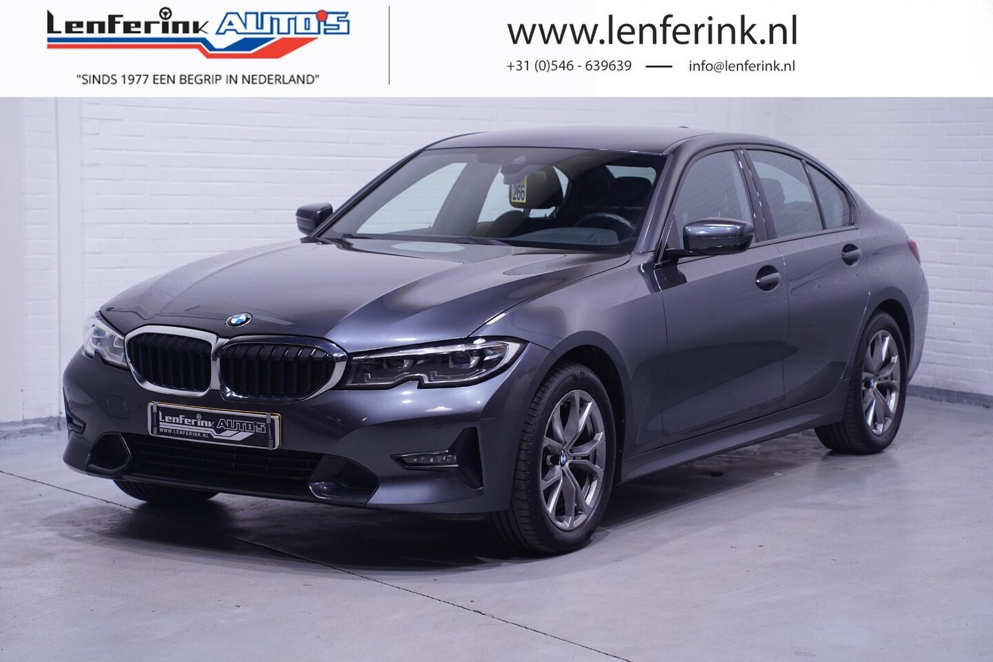 BMW 3-serie - 320i Business Edition Plus NAP ledverlichting lederen-Sportstoelen elektrisch verstelbaar - AutoWereld.nl