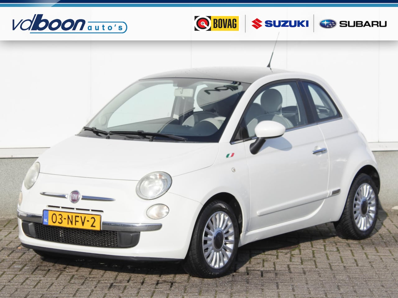 Fiat 500 - 1.2 Lounge Automaat | Airco | Lm-Velgen - AutoWereld.nl