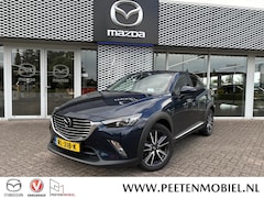 Mazda CX-3 - 2.0 SkyActiv-G 120 GT-M Automaat | RADAR CRUISE CONTROL | HALF LEDER | NAVIGATIE |