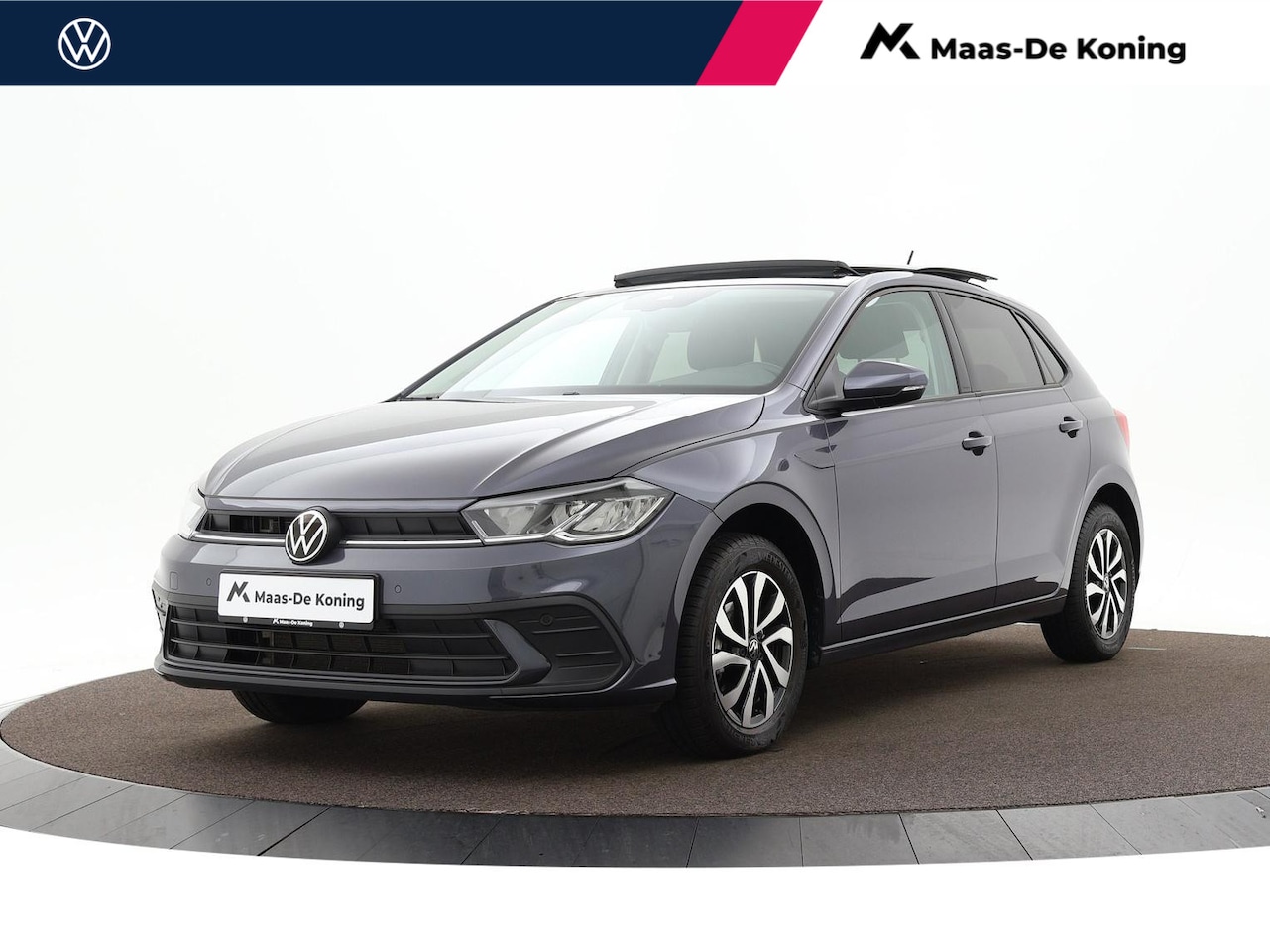 Volkswagen Polo - 1.0TSI/95PK Active DSG · ACC · Panoramadak · P-Sensoren · App-Connect · Navi · 15'' Inch · - AutoWereld.nl