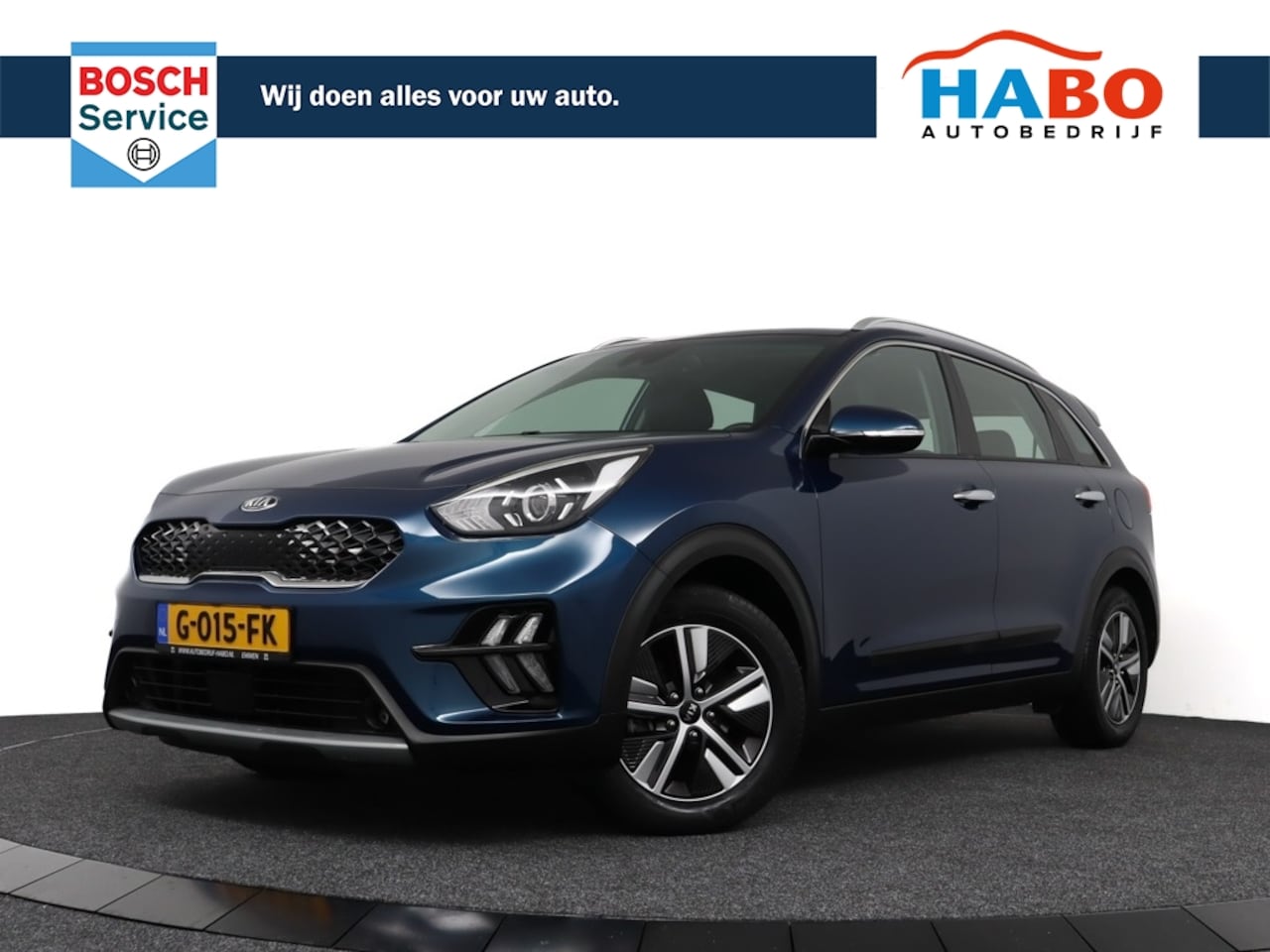 Kia Niro - 1.6 GDI DYNAMICLINE HYBRID DCT6 ECC/CRUISE/NAV/CAMERA/REGEN.SENS/PARK.SENS - AutoWereld.nl