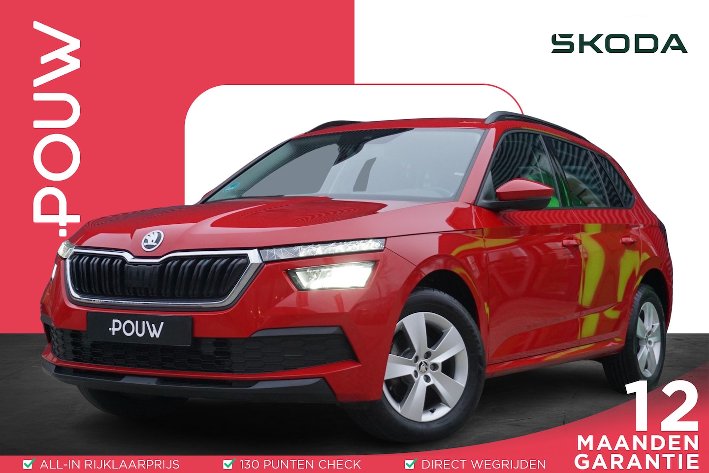 Skoda Kamiq - 1.0 TSI 110pk Ambition | SmartLink Navigatie | PDC Achter | Cruise Control - AutoWereld.nl