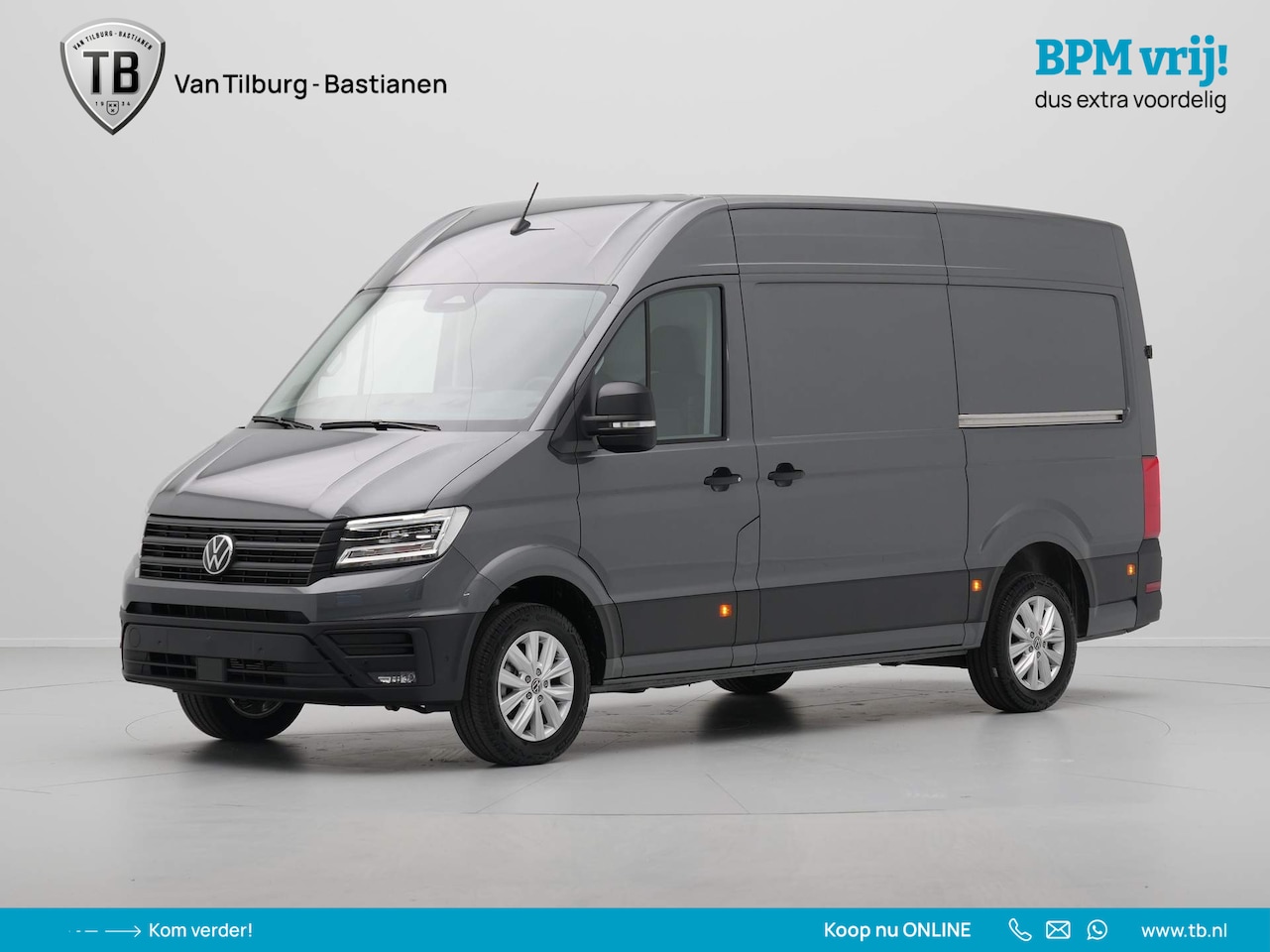 Volkswagen Crafter - 2.0 TDI 103kW 140PK GVW 3.5T L3H3 Exclusive AUT BPM vrij! - AutoWereld.nl