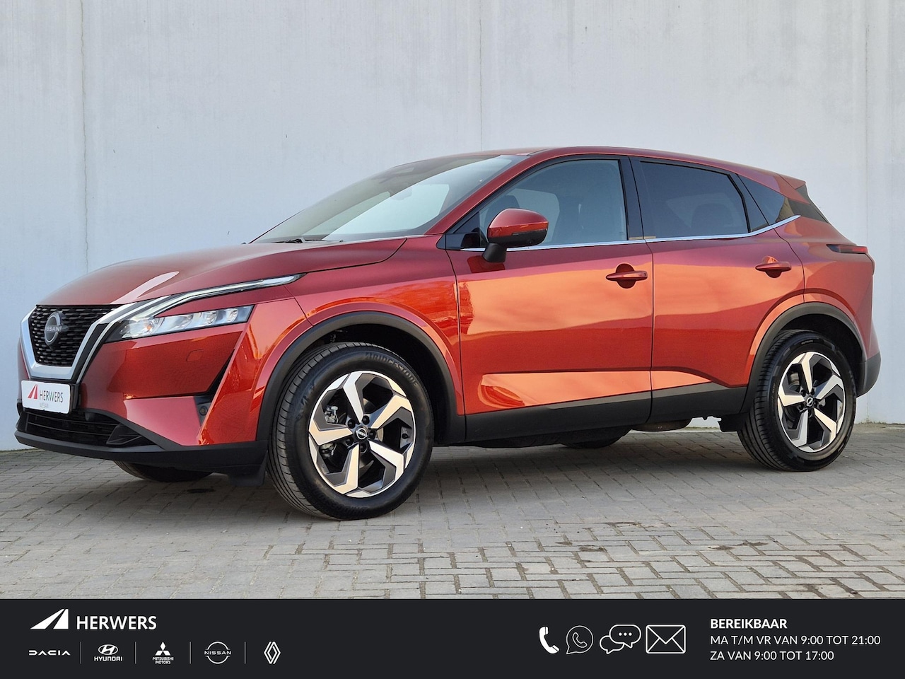 Nissan Qashqai - 1.3 MHEV Xtronic Automaat N-Connecta /Trekgewicht 1400 Kg / Rondomzicht camera / Cold Pack - AutoWereld.nl