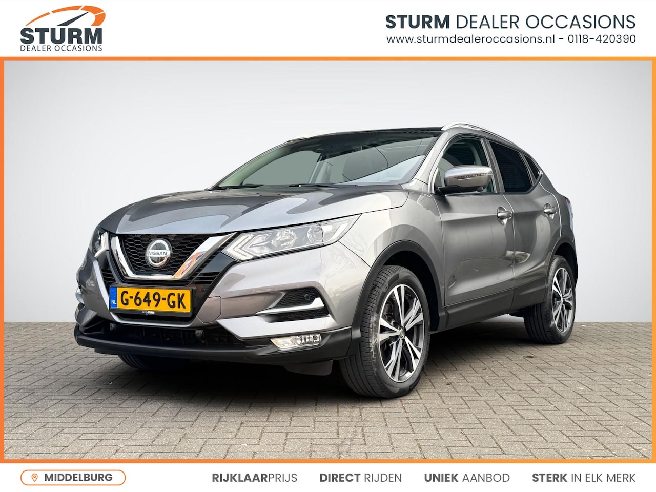 Nissan Qashqai - 1.3 DIG-T N-Connecta | Design Pack | Panoramadak | Rondom Camera | Rijklaarprijs ! - AutoWereld.nl