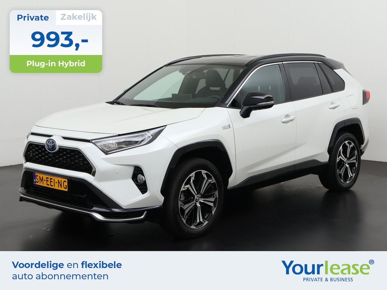 Toyota RAV4 - 2.5 Plug-in Hybrid AWD Bi-Tone Plus | All-in 993,- Private Lease | Zondag Open! - AutoWereld.nl