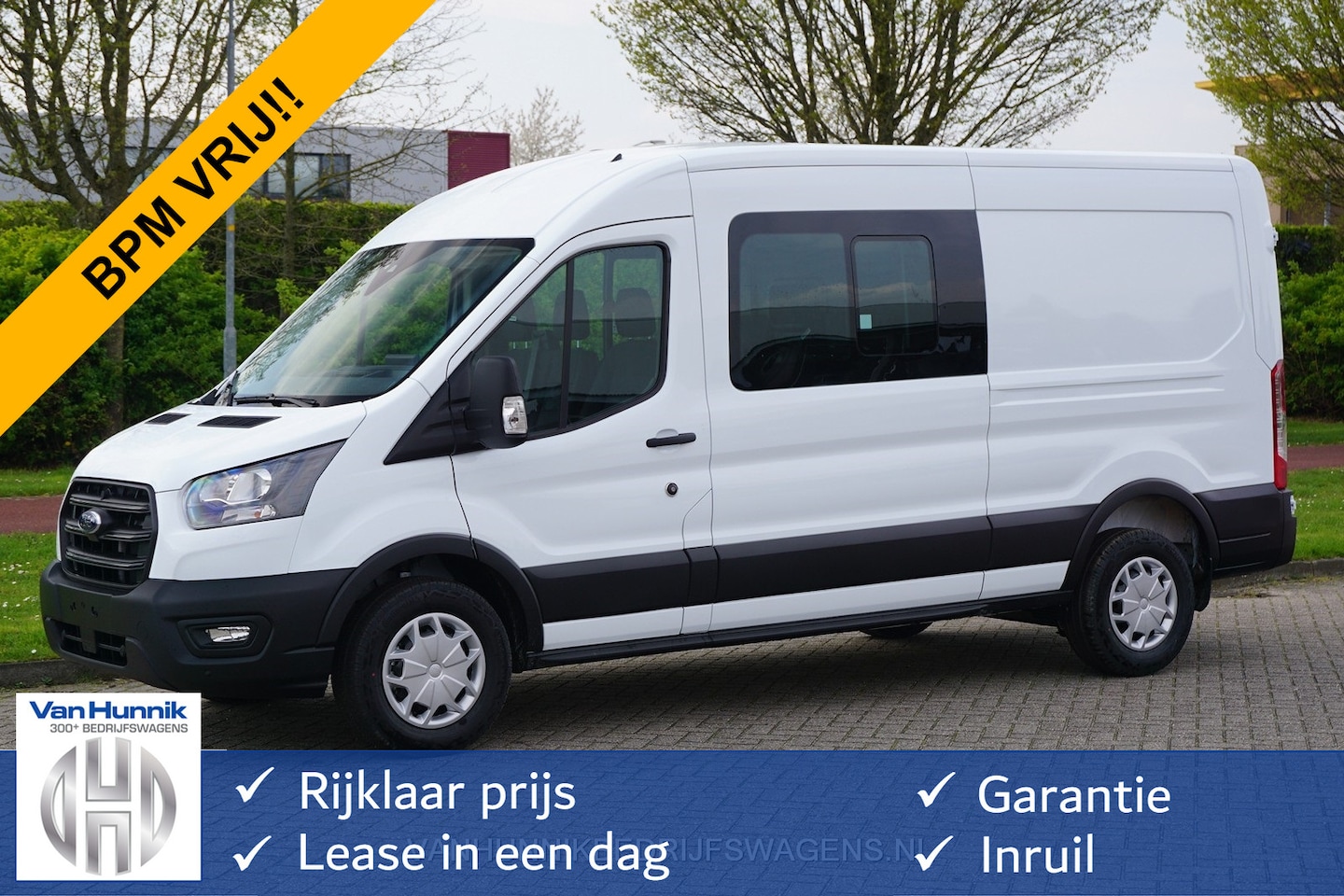 Ford Transit - 350L 130PK L3H2 Dubbel Cabine BPM VRIJ!! Climate, Cruise,  12" Sync4 Camera/Apple CP NR. 9 - AutoWereld.nl