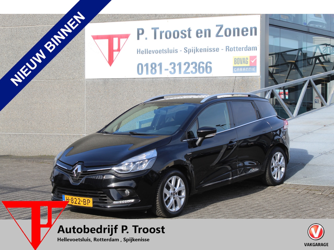 Renault Clio Estate - 0.9 TCe Limited Uniek!!/1e Eigenaar/Navigatie/Cruise control/Keyless entry/Airco/Spraakbed - AutoWereld.nl