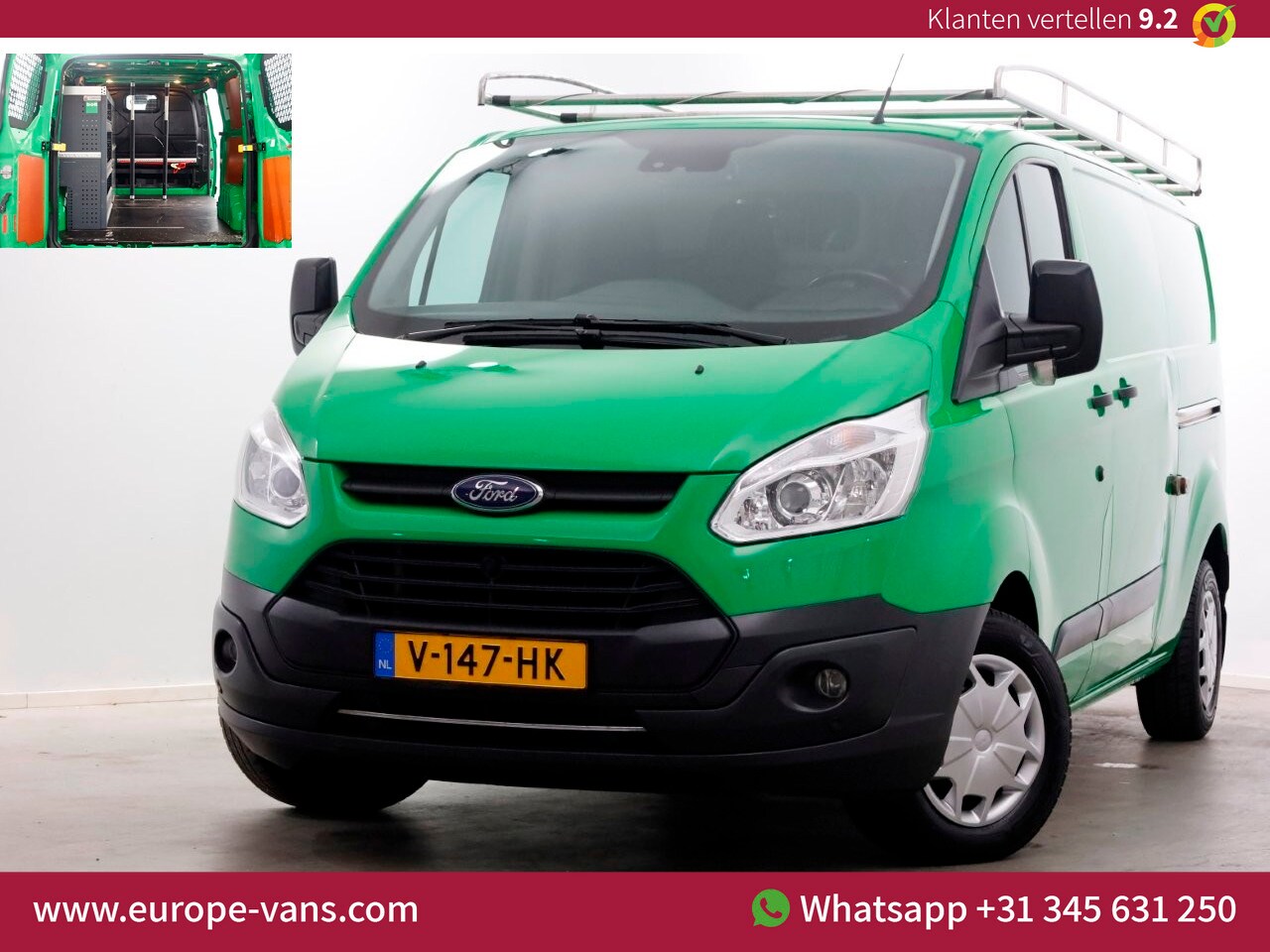 Ford Transit Custom - 2.0 TDCI 130pk E6 L2H1 Trend Camera/Inrichting/2x Schuifdeur 07-2017 - AutoWereld.nl