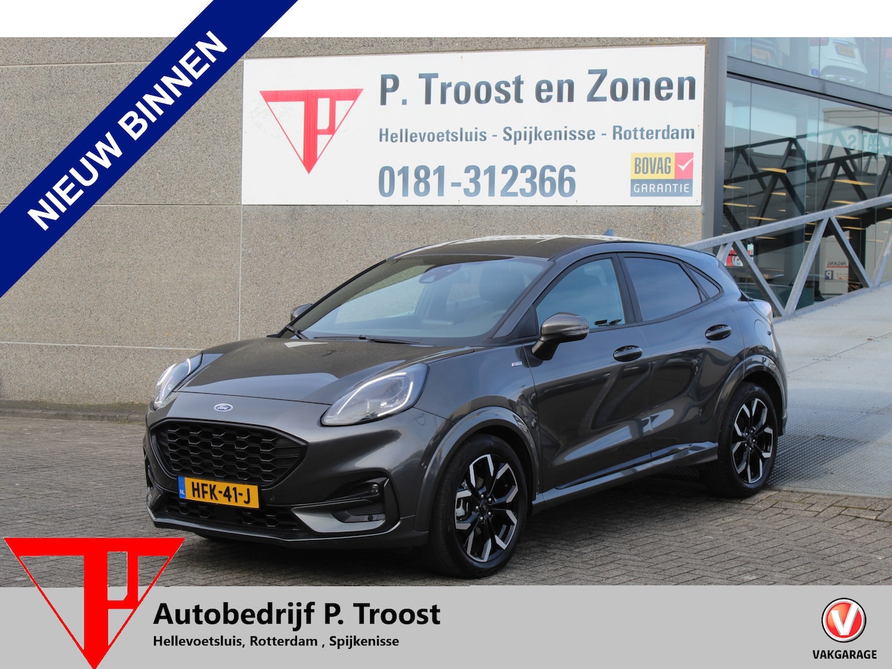 Ford Puma - 1.0 EcoBoost Hybrid ST-Line AUTOMAAT/Lage kilometerstand/Navigatie/Keyless/Apple carplay/V - AutoWereld.nl