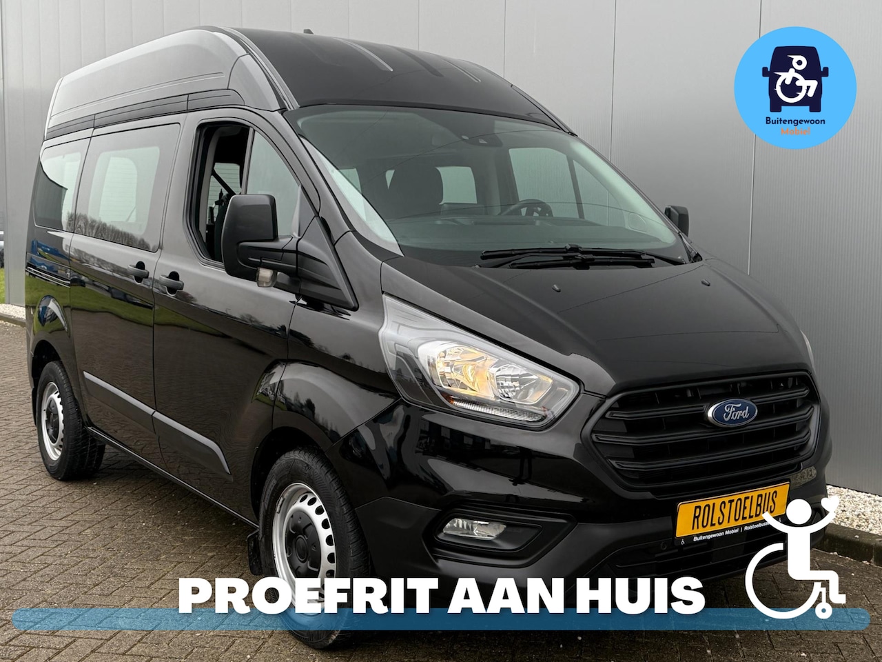 Ford Transit Custom - 2021 Automaat (Airco) Handgas Zelfrijder Compleet - AutoWereld.nl