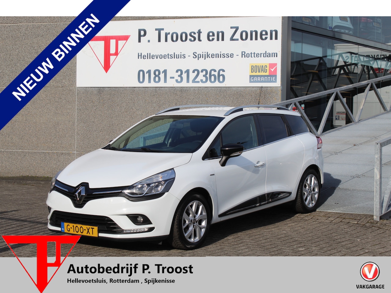 Renault Clio Estate - 0.9 TCe Limited Uniek!!/1e Eigenaar/Navigatie/Cruise control/Keyless entry/Airco/Spraakbed - AutoWereld.nl