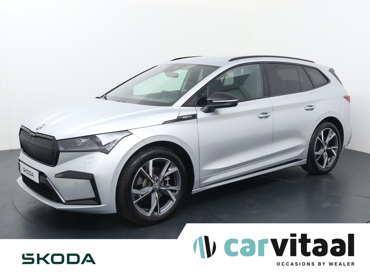 Skoda Enyaq iV - 60 Sportline 180 pk | 393 km actieradius | matrix LED koplampen | Adaptive Cruise Control - AutoWereld.nl